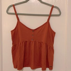 Hollister BabyDoll Cropped Tank Top Size Medium